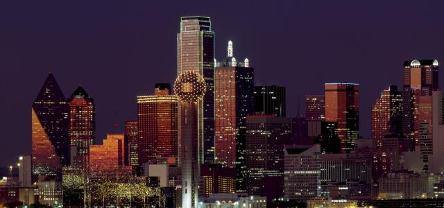 Dallas Skyline at Night